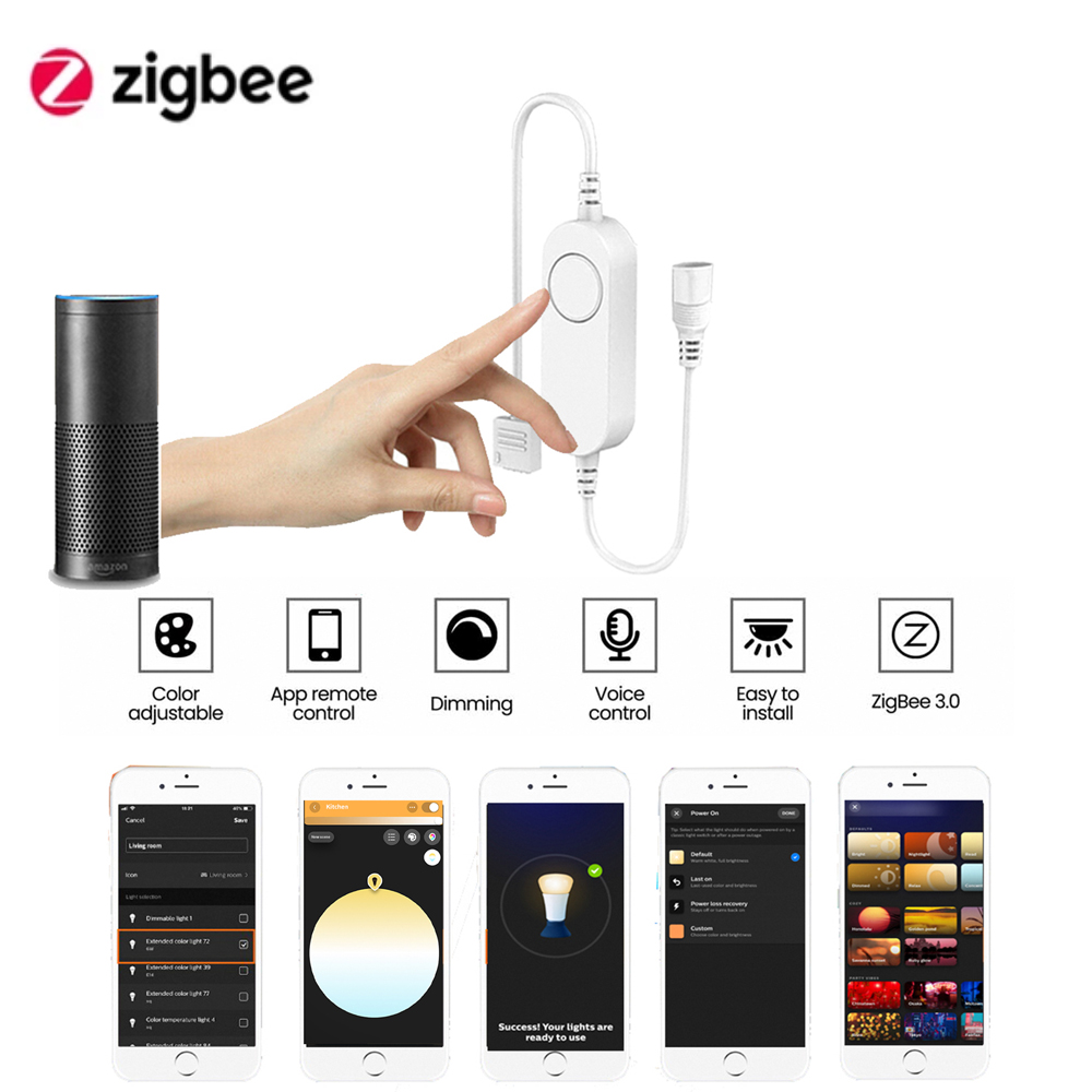 Luz LED Redonda Zigbee 3.0 par - Alexa Compatible Bulb avaliação e preço