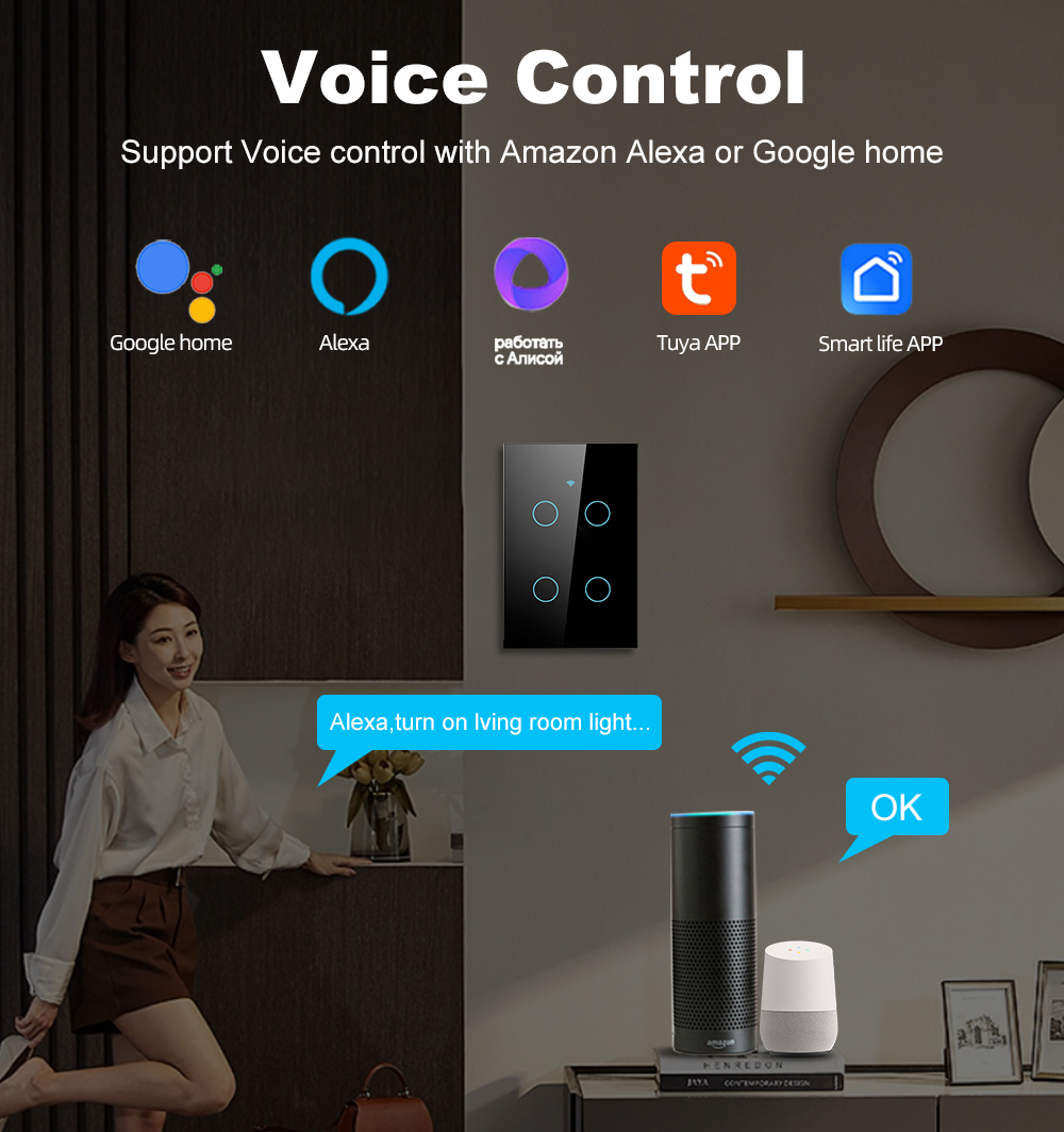 Interruptor de Luz Inteligente - Smart Home Design avaliação e preço