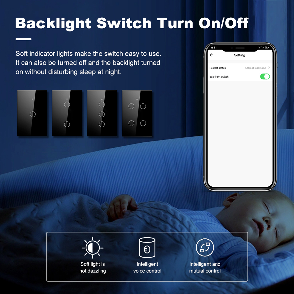 Interruptor de Luz Inteligente - Smart Home Design avaliação e preço