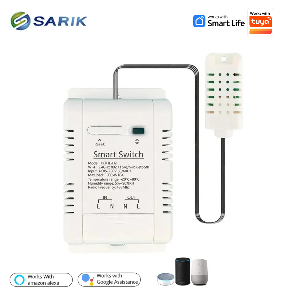 Termostato WiFi Tuya 16A 3000W - Smart Home Energy avaliação e preço