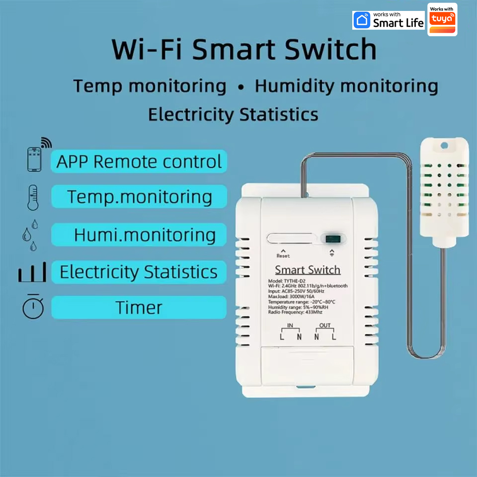 Termostato WiFi Tuya 16A 3000W - Smart Home Energy avaliação e preço