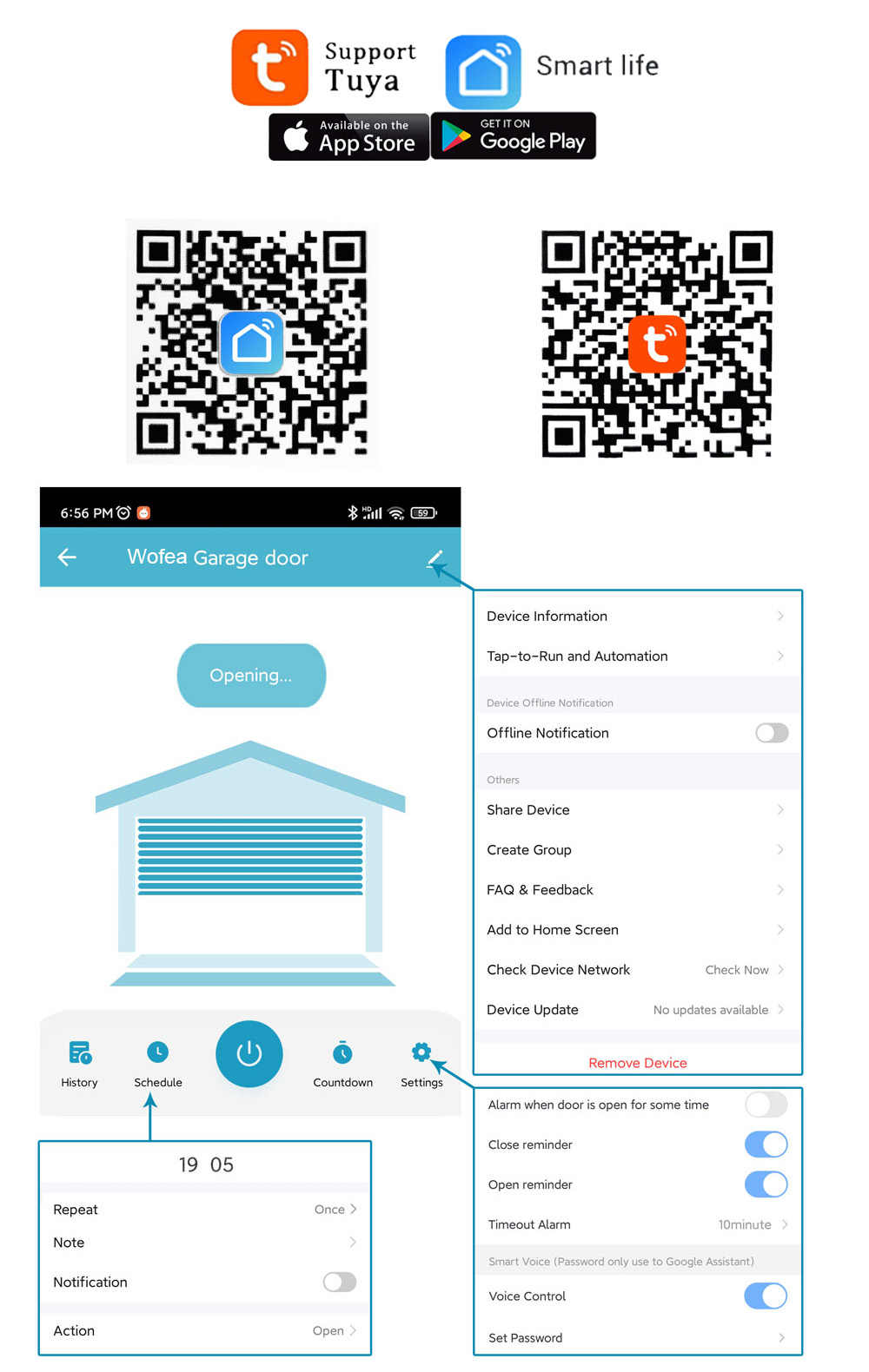 Controlador de Abertura de Por - Smart Home Wifi Hub avaliação e preço