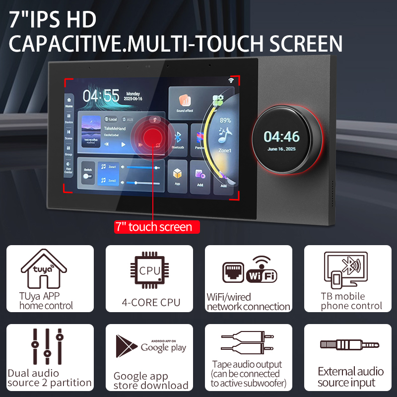 Amplificador de parede intelig - Smart Home Touchscreen Control Panel avaliação e preço