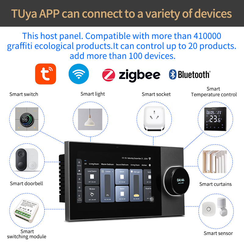 Amplificador de parede intelig - Smart Home Touchscreen Control Panel avaliação e preço