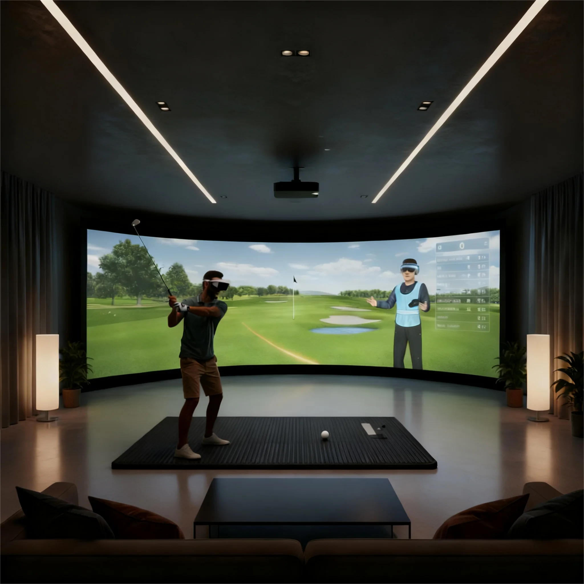 Simulador de Golfe VR com Expe - Smart Home Simulation avaliação e preço